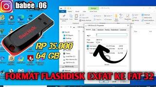 TUTORIAL FORMAT FLASHDISK EXFAT KE FAT32 #playstation #playstation2 #flashdisk #sandisk