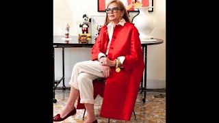 She's 72 years old, and the way she dresses is a true expression of art | Elegant Look Tips