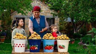 Kete - Baking Traditional Azerbaijani Sweets with Hazelnut | Village Life