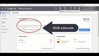 Google Adwords 350$ Threshold Method ( Never Suspend)