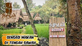 Sapulidi Cafe Resort & Gallery || Nuansa Makan di Tengah Sawah @lamhotmachannel1852