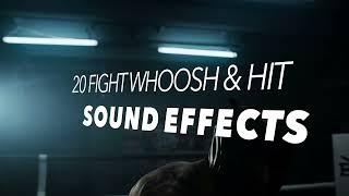 20 Free FIGHT WHOOSH & HIT Sound Effects Pack | You Must Download | No Copyright