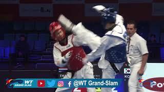 HIGHLIGHT |  Men -58kg     Quarterfinal, Tae-hun KIM (KOR) VS Tawin HANPRAB (THA)