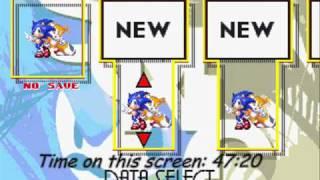 The save screen music changes after 47 minutes - Sonic 3