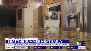 Las Vegas residents finding ways to stay cool while staying active in extreme heat