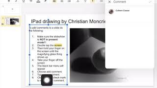How to add comments to google slides