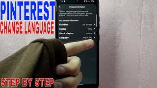  How To Change Language On Pinterest 