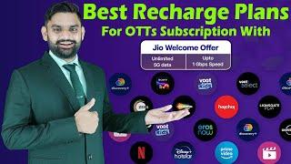 Best Recharge Plans For OTTs With Unlimited 5G Data | Jio True5G Plans | OTTs Recharge Plans |