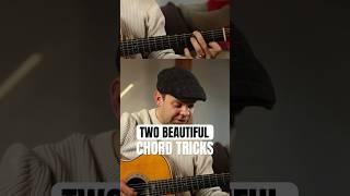 2 Beautiful Chord TRICKS That Take You Up The Neck  #guitarlesson  #chordtricks #guitartricks