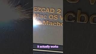 Ezcad 2 in Mac OS Ventura on M1 Apple Silicon #shorts #laserengraving #apple