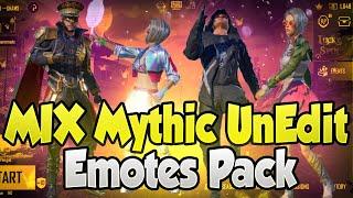 UnEdit Emotes pack in New Lobby || UnEdit Mythic Emotes Pack || Emotes Pack PUBG || Sarkar Editz