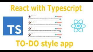 React with Typescript: how to build a basic to-do style application