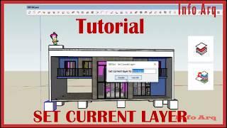 Set current layer / set layer of selected entities 1001bit plugin SketchUp