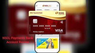 NSDL payments bank account review.