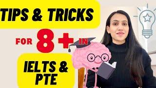 7 Tips & Tricks for 8+ bands in IELTS & PTE | My experience