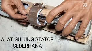 Cara gulung stator bor, gerinda, blender, dengan mudah