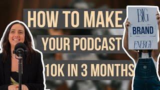 How My Small Podcast Made $10k 3 Months | Sponsorship Secrets To Make Money w/ Your Podcast!