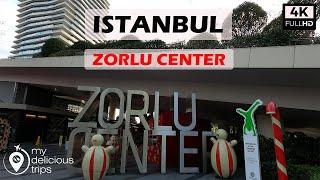 Istanbul city walking tour - WALKING IN ZORLU CENTER MALL ISTANBUL IN 4K-walk in 4k turkey