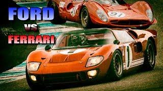 ФОРД против ФЕРРАРИ - Реальная История FORD GT40 на Ле Мане 24
