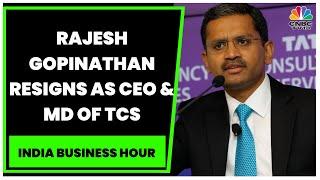 Rajesh Gopinathan Resigns As CEO & MD Of TCS | Mega Churn At TCS | Breaking News | CNBC-TV