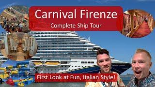 Carnival Firenze Ship Tour: Your First Look At Public Spaces On Board!