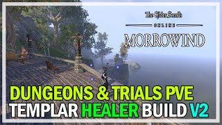 Templar Healer Dungeon & Trial Build Guide V2 - ESO Morrowind