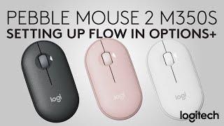 Logitech Pebble Mouse 2 M350s: Set up Flow in Logi Options+ for Seamless Multi-Device Control