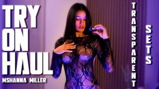 Transparent Sets | Try On Haul [4K] | Irresistible Looks! | MsHannaMiller |