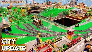 LEGO City Update! Finishing | Fixing | Changing Roads & Train Track