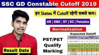 SSC GD Constable Expected Cut off 2019 | State Wise | Normalization | Physical test | Final Cutoff