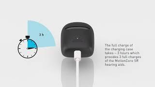 How to use your M Core SR charging case   REXTON Hearing Aids