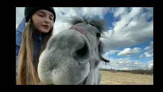 Lena enjoying with her Horse  | Lena Reif