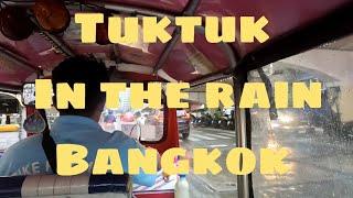 Tuktuk in the rain, Bangkok, Thailand. 9/17/24