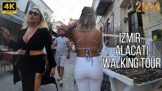 IZMIR ALACATI 2024 Walking Tour | 4k UHD 60fps | İZMİR TÜRKİYE