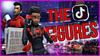 Tik Toks Favorite Action Figures - Spider-Man Into the Spiderverse Sentinel figures