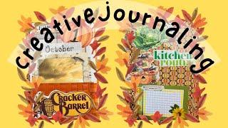 Creative Journal Process | October Journaling