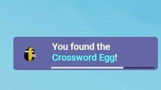 I got crossword egg in Roblox Bedwars