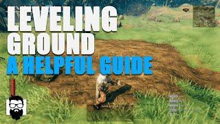 Valheim - HOW TO CREATE LEVEL GROUND - A HELPFUL GUIDE - NEW PLAYER TUTORIAL