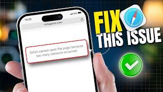 How to Resolve the 'Too Many Redirects' Error in Safari on iPhone | Safari Cannot Open Page on iOS