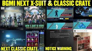 Biggest Changes Next Event  | Bgmi Next X-Suit Leaks | Finally Classic Crate Crate Update Here Bgmi