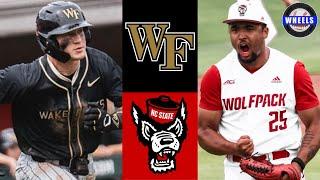 #8 Wake Forest vs #17 NC State (EXCITING GAME!) | Game 3 | 2024 College Baseball Highlights