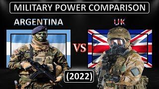 Argentina vs UK Military Comparison 2022 | UK vs Argentina Military Comparison