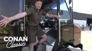 Conan Becomes A UPS Deliveryman | Late Night with Conan O’Brien