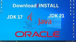 How to Download Install Java JDK 21/17 on Windows 10