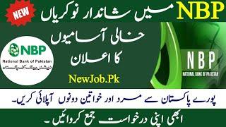 NBP Jobs 2024 Online Apply|National Bank Jobs 2024 Online Apply|New Jobs|Govt Job Vacancy 2024