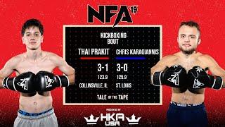 Nemesis 19 amateur #K1 bout Prakit vs Karagiannis