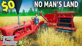 Harvesting Wheat with MANUAL HARVESTER...  No man's land  Farming simulator 25 Timelapse...