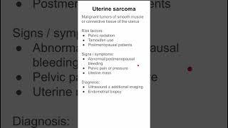 Uterine sarcoma