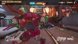 Overwatch Human Aimbot IDDQD Playing Soldier 76 = Easy Win