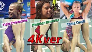 [ 4K ] Women's Diving | Yulia Prokopchuk | Tonia Couch | Meaghan Benfeito | Beautiful divers